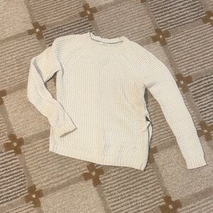 American Eagle Outfitters Cream Crew Neck Sweater